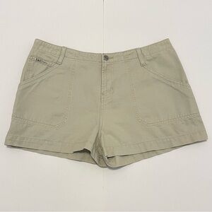 Vintage l.e.i. Women's Tan Khaki Shorts Size 32in (13)
